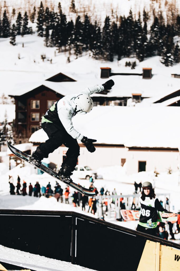 kid snowboarding kid snowboarding